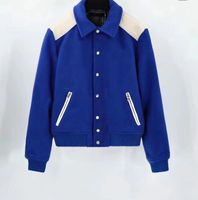 Mens Jackets de designers Outwear casacos cartas azul bordado jeans causal jean hip hop mass roupas de rua