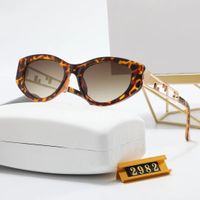Nouvelles lunettes de soleil de design de mode 2982 Cadre métallique pilote exquis généreux et populaire Summer Summer UV400 Protection Glasses