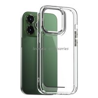 iPhone 14 Plus 13 12 11 Pro Max Shock Protective Cover 용 새로운 2.0mm Crystal Clear Phone Case Case Case