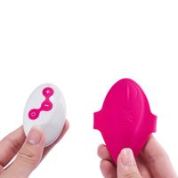 huevo inalámbrico control remoto estimulador clítore portátil Panti vibratoria Vibrante juguetes sexuales vibrador de mariposa