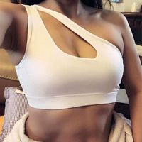 Yoga Outfit Gym Women Padded Sports Bra Push Up Fitness Bras...