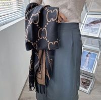 Exclusive autumn and winter thick scarf with clothes and bag...