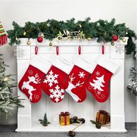 2023 Christmas Pendant Christmasees Socks Gift Bag Elk Embro...
