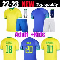 2022 2023 Jersey de football Camiseta de Futbol Paqueta Coutinho Football Shirt Maillots Marquinhos Vini Jr Silva Brasil Richarlison Brazils hommes