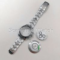 Чистая фабрика роскошные мужские механические часы Super Perfect Quality Установка 4130 Хронограф Движение 904L Сталь для 116500 116520