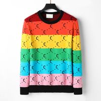 디자이너 남성 스웨터 패션 슬림 한 캐주얼 둥근 목이 긴 소매 편지 인쇄 스웨터 크기 M-XXXL#11