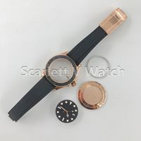 AR Factory Последняя версия 126655 Super Perfect Quality Установка SA3135 Движение резиновые ремешки мужские часы