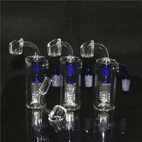 Hookahs Bong Smoking de 14 mm Adaptador de 14 mm Femenino macho Masculino 18 mm Catchero Reciclador Rigs de aceite de vidrio de vidrio Tubo de agua Buberador