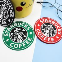 Starbucks Mats Pads Silicone Coaster Round Wave Isolation Pad Dining Table Table Cerramic Curater Glass Course