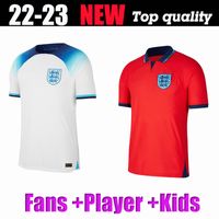 2022 Coupe du monde Jersey de football Mead Kane Sterling Rashford Sancho Grealish Mount Foden Saka 22 23 Angleterre de football Angleterre Femme Femmes Hommes Kit Kit Kit Uniforme