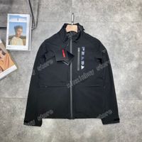 Xinxinbuy Мужчины дизайнерские пальто Куртка водонепроницаемая треугольная метка
