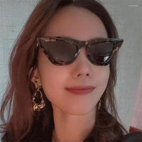 Sunglasses Cat Eye Women 2022 Small Luxury Eyewear For Women...