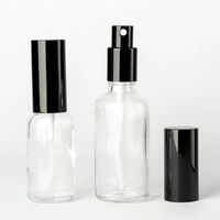 Garrafas de cont￪iner de maquiagem de garrafa de garrafa de garrafa de vidro transparente