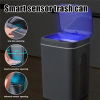 صناديق النفايات القمامة الحثية الذكية CAN Automatic Sensbin Dustbin Electric Touch Bin Kitchen Sterbish for Bathroom Garbage 121416L 220919