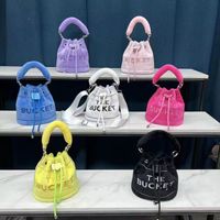 Kova Çantaları Kadın Çanta Moda Basit Taşınabilir Crossbody Omuz Mesaj Bag