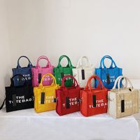 Die Einkaufstasche Designerinnen Frauen Leinwand Handtasche praktische Großkapazität einfacher Kreuzkörper Schulter -Messager -Taschen