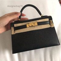 Hermee Designer Handbag 2022 New Leather Small Square Bag Second Generation Kelyss Mini Portable One Counter Messenger TS0H