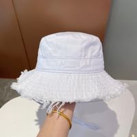 Hat Designer Eimer Hut für Frauen Baseballkappen Baumwollstil Unisex Trendy Leichtes leichter Outdoor Heiße lustige Sommer -Strand -Urlaubs -Kauf -Kopfbedeckung Sonnenschutz Cap