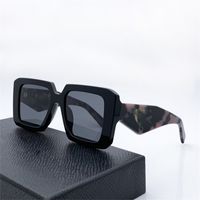 Modedesigner 23 Jahre Sonnenbrillen für Frauen einzigartige farbige Acetat-Rahmenbrillen Sommer Outdoor Mode vielseitig Anti-Ultraviolett-Schutz mit Kasten