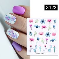 ArtStickers & Harunouta Blue Ink Blooming Flowers Concis...