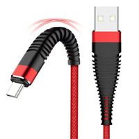 Typ-C-Kabel hoher Widerstand 1m 3ft 2A Micro USB-Ladungs-Synchronisationssynchronisierungsdatenladungskabel-C-Kabel für Android-Telefon S10