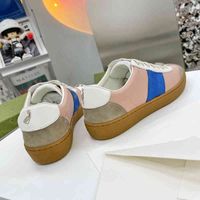 캐주얼 신발 독일 훈련 여성 여름 2022 새로운 다목적 평평한 흰색 레이스 업 컬러 매칭 스포츠 및 레저 보드 신발