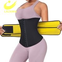 Zayıflama Kemeri Lazawg Korse Bel Trainer Kadınlar Sauna Fajas Reductoras Colombianas Ter Fitness Kilo Kaybı Düzelti 220921