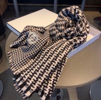 Luxus Wollmode -Schal 100% Kaschmirschalde Designer für Männer und Frauen Brief C Girl Geschenk Pashmina Scarves breit 70 cm 22092103Cz