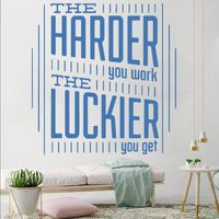 Wall Stickers Large Motivational Office Quotes Phrase For Li...