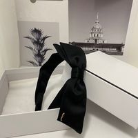 2022 Fashion Hair Bowknot C-Letter Designers Headbands for Women Black Luxury Hair Band Quality Girls Headband With BOX