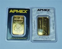 Altın Kaplamalı Külçe Hediyesi 1 Oz Apmex Gold Bar Magnetik Olmayan 24K İş Koleksiyonu