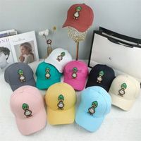 Caps de bola de alta qualidade feminino de cartoon adesivos de pato primavera verão hats unissex g220922