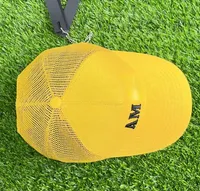 Designer Ball Caps Trucker Hats Mode Stickbuchstaben hochwertige Baseballkappe Gelb gelb