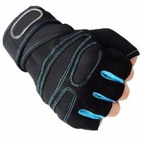 Cinque dita guanti palestra Sport pesante Esercizio di pesi sollevamenti a metà finger body building allenamento sportivo per unisex 220921