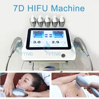 7D HIFU Cilt Sıkma Makinesi Ultrason Yüz Kaldırma Vücut şekillendirme Güzellik Salon Ekipmanları