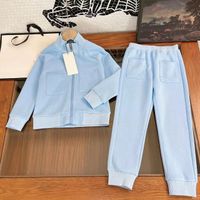 Designer Kids Casual Clothes sets Boy Girls Zipper ￠ manches longues OUWEAR avec pantalon 2pcs LETTRES ENFANTS DE LETTRES DE LA PRODUCE SPORTS A9119