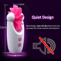 22SS Sex Toy Massageur Licking Vibrateurs 7 Modes Rolling Vibrant Tongue orale Vagin