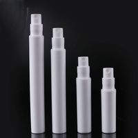 Forma a penna flacone spray in plastica bianca 2 ml da 3 ml da 4 ml da 5 ml Dimensione tascabile Mini Profumo per campione