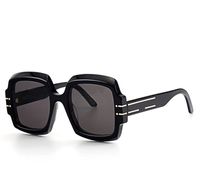 Modetrenddesigner charakteristische S1U Sonnenbrille für Frauen dicke Platte Vintage Square Übergroße Brille Avantgarde Elegant Style Anti-Ultraviolett KOM