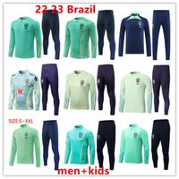 2022 2023 soccer jersey Brazil tracksuit suit G. JESUS COUTIN...