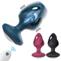 Vibrateurs anal masseur sans fil à distance fiche de sexe