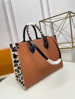Oben Onthego Handtaschen Frauen Lederumh￤ngern Taschen Leopard Splei￟en Crossbody Bag Messenger Bags Designer Handtasche Tasche Geldb￶rse 1046