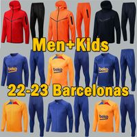 22 23 Barcelonas TRACKSUIT soccer jersey barca SET adult boy...