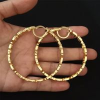 Hoop Huggie Trendy Brass Gold Plated Stud Actor Mound Round Copper Consring for Women Fashion Association Hight Birthday 220924