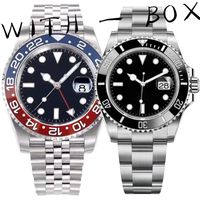 Dise￱ador de dise￱ador Mec￡nico Ceramic Watch Autom￡tico 40 mm 904L Reloj de nataci￳n de acero inoxidable completo Sapphire Super Luminous relojes Montre de Luxe