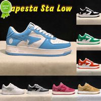 . Bapesta Sta Low Apes casual shoes men women Nigo Patent Lea...