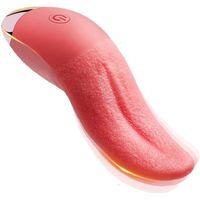 Секс -игрушка массажер облизывание сосания вибраторов для женщин реалистичный мягкий язык клитор соска анал стимуляции дилдеров игрушки Womans