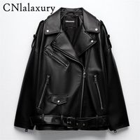 Мужские куртки Cnlalaxury Faux Leather Jackt