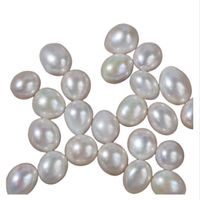 Natural Fresh Eau Perle simple grain lâche perle ovale trois couleurs différentes tailles fortes légères impeccables Vous pouvez tisser manuellement les bracelets Colliers boucles d'oreilles