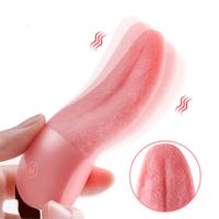 Seks oyuncak masajı vibratör büyük yalama itme çift g-spot stimülasyon kadın oyuncaklar yetişkin ürünleri oral yalama dil s